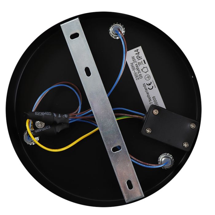Lampada da soffitto da bagno ambrata moderna, Amer, IP44