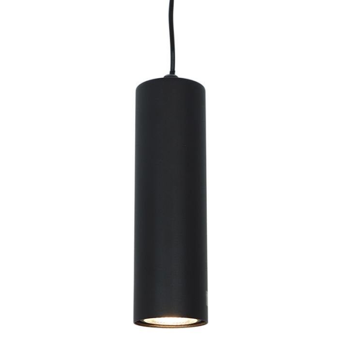Lampada a sospensione per tavolo da pranzo nera moderna, Carlos