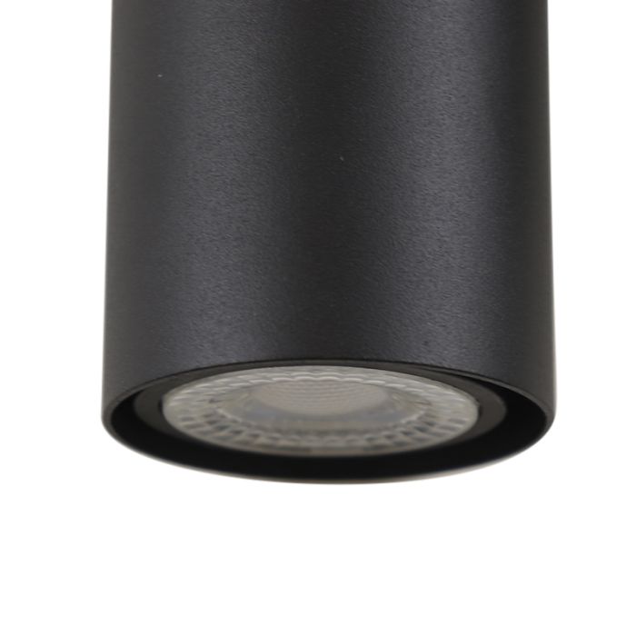 Lampada a sospensione per tavolo da pranzo nera moderna, Carlos