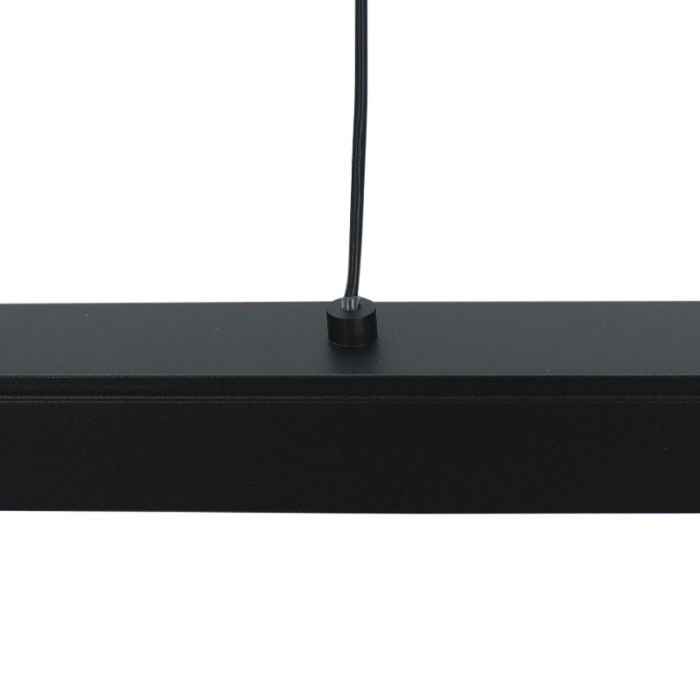 Lampada a sospensione nera moderna, Iwan, 18W, 3000K LED