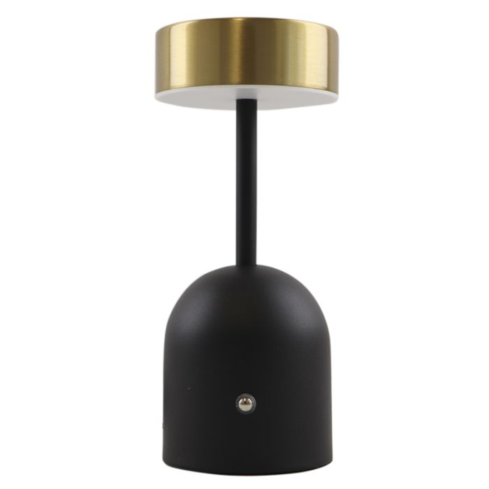 Lampada da tavolo in ottone moderna, Isabel, 3W, 3000K LED, con interruttore