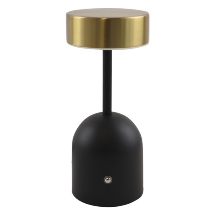 Lampada da tavolo in ottone moderna, Isabel, 3W, 3000K LED, con interruttore