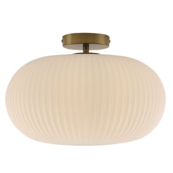Lampada da soffitto da bagno bianca design, Elliot, IP44