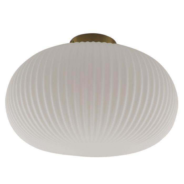 Lampada da soffitto da bagno bianca design, Elliot, IP44