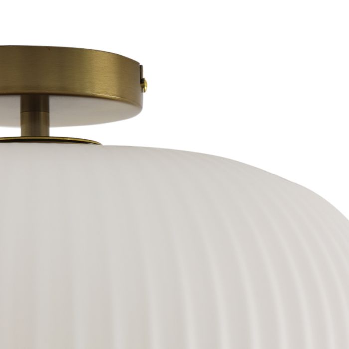 Lampada da soffitto da bagno bianca design, Elliot, IP44