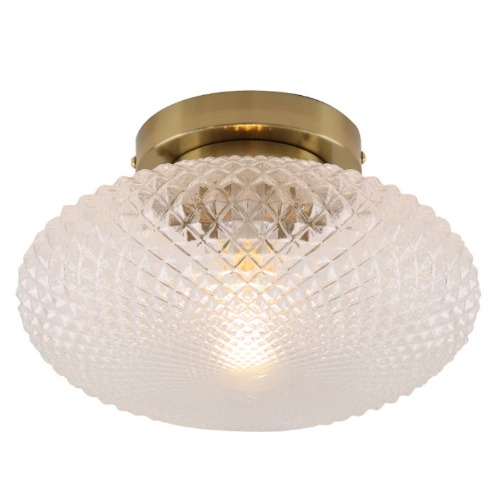 Lampada da soffitto in ottone retrò, Valesca