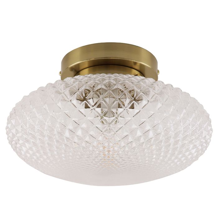 Lampada da soffitto in ottone retrò, Valesca