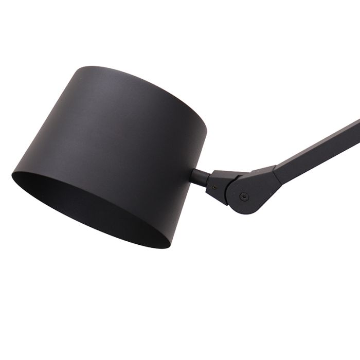Lampada da soffitto nera moderna, Rinke