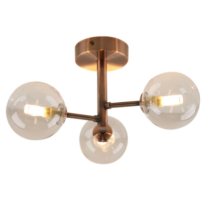 Lampada da soffitto in rame moderna, Amer, IP44