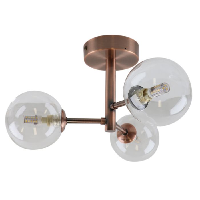 Lampada da soffitto in rame moderna, Amer, IP44
