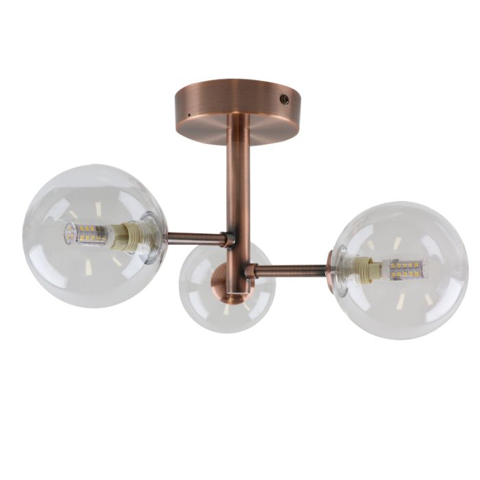 Lampada da soffitto in rame moderna, Amer, IP44