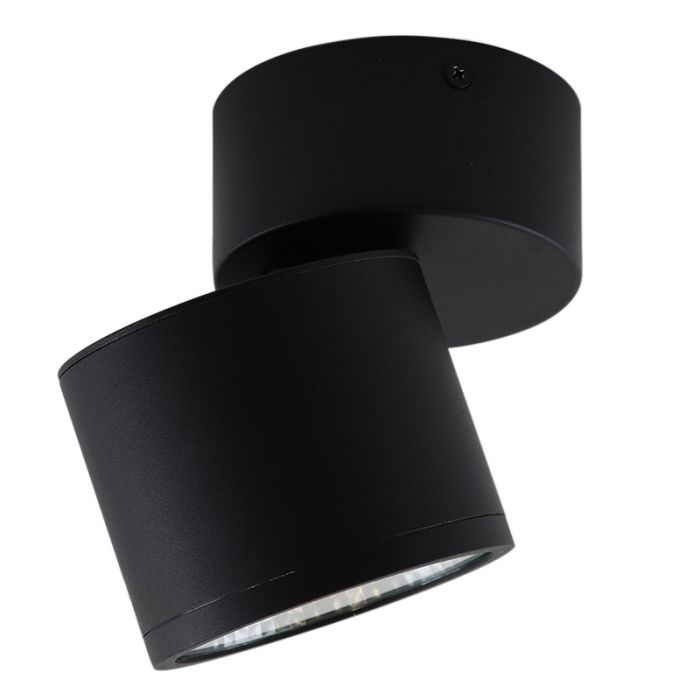 Faretto da soffitto nero moderno, Thomas