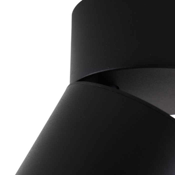 Faretto da soffitto nero moderno, Thomas