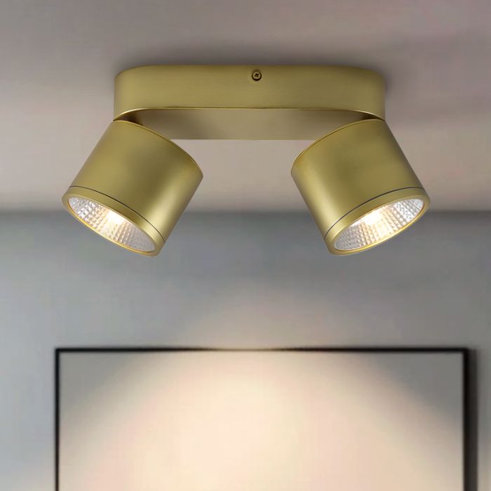 Faretto da soffitto in ottone moderno, Thomas