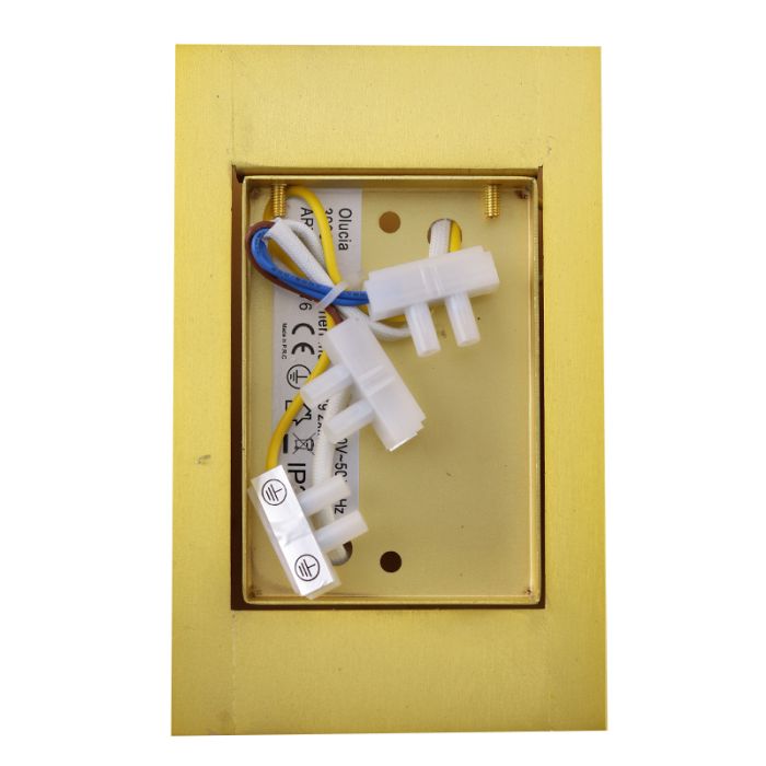 Applique da parete in ottone moderna, Perry