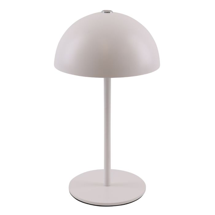 Lampada da tavolo bianca retrò, Douwe, 4W, dim to warm LED, controllo touch