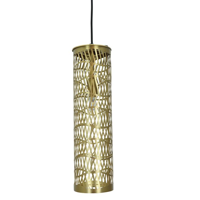 Lampada a sospensione in ottone metallo, Marli