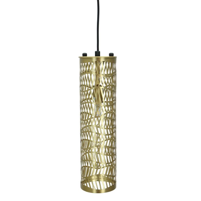 Lampada a sospensione in ottone metallo, Marli