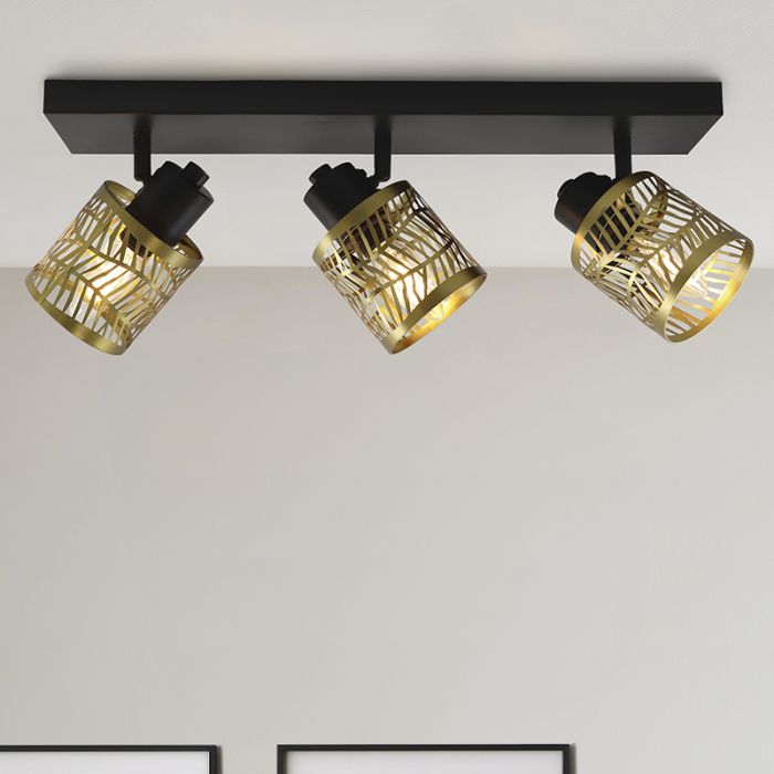 Faretto da soffitto in ottone metallo, Marli