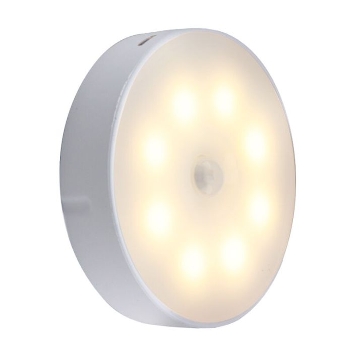 Luce notturna bianca in plastica, Ilene, 1,5W, 3000K LED