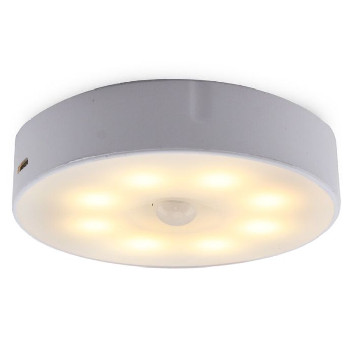 Luce notturna bianca in plastica, Ilene, 1,5W, 3000K LED