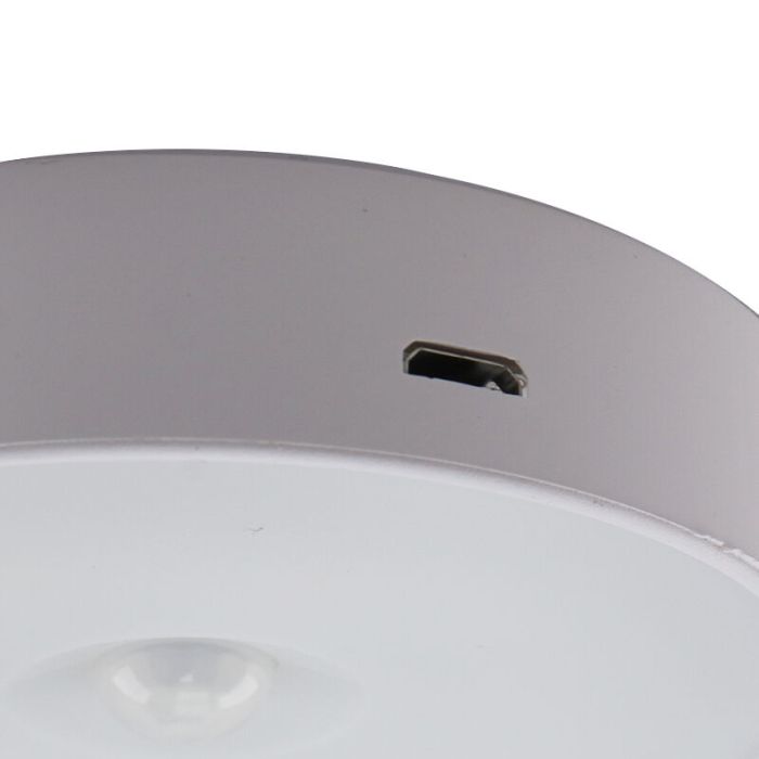 Luce notturna bianca in plastica, Ilene, 1,5W, 3000K LED