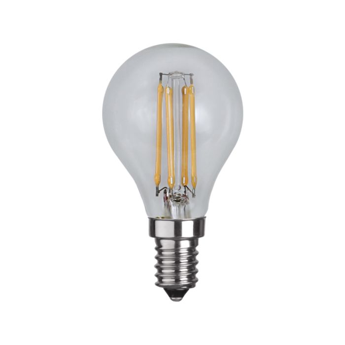 Lampadina a filamento LED E14 regolabile 4,2W, 2700K
