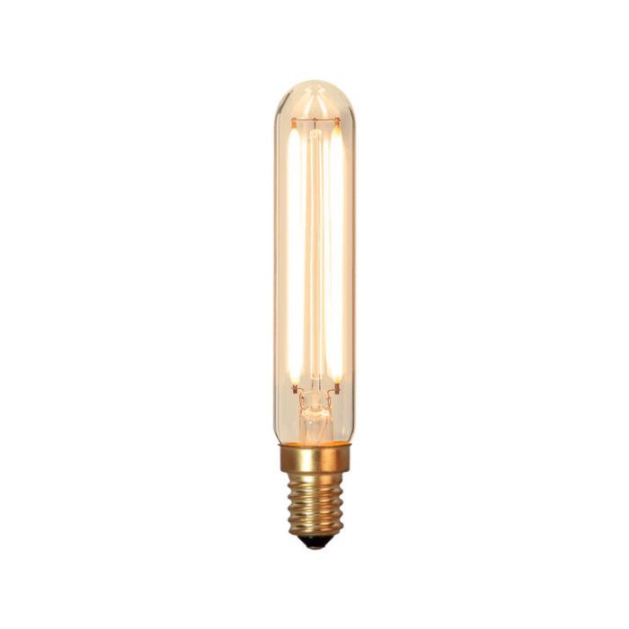 Lampada tubolare E14 dimmerabile, alta 11,5 cm, 2,5 w bianco extra atmosferico