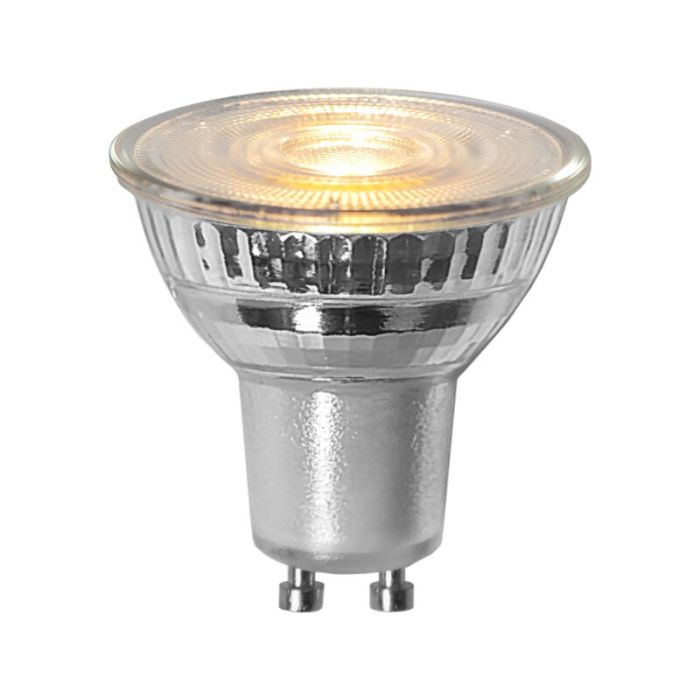 Lampadina LED dimmerabile a 3 gradini GU10, Atilla, trasparente, 4.4w, 3000K