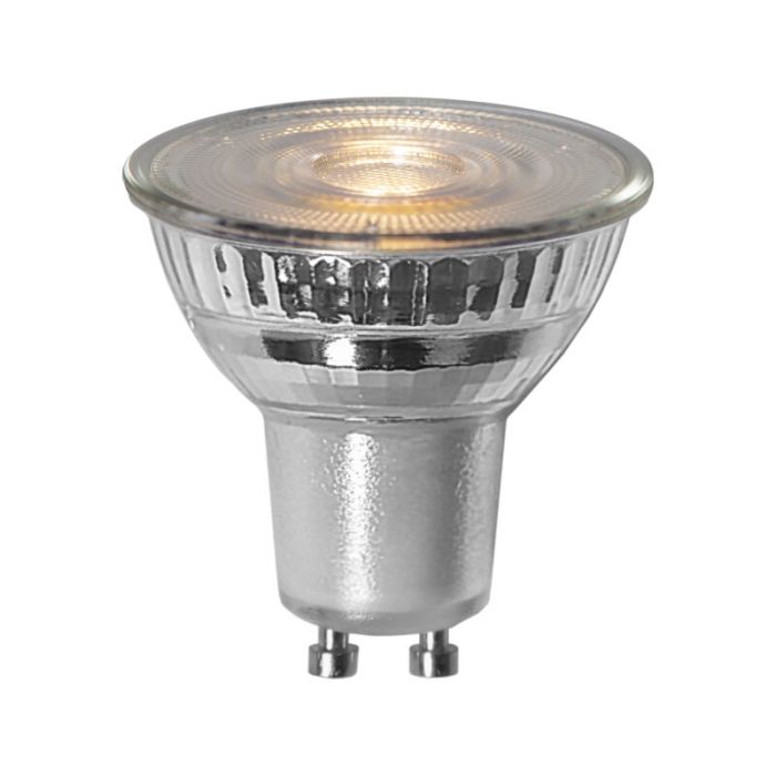 Lampadina LED dimmerabile a 3 gradini GU10, Atilla, trasparente, 4.4w, 3000K