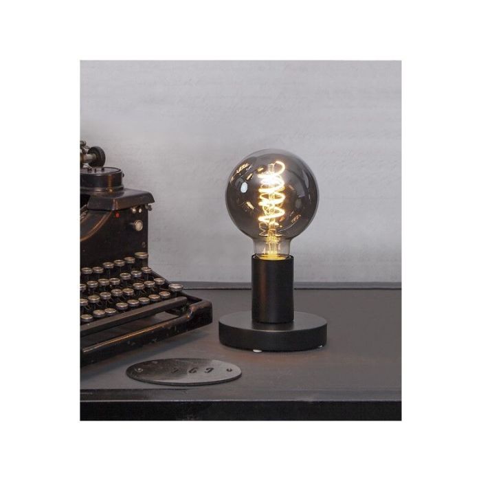 Lampadina LED E27 in vetro fumé Reda, G95, 4w, 2200K (bianco extra atmosferico)