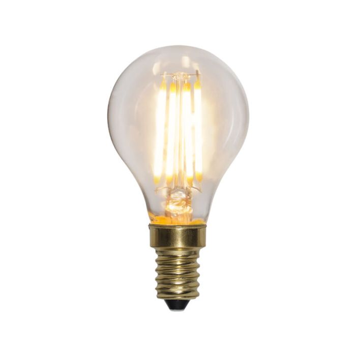 Lampada a sfera E14 dimmerabile a 3 gradini, 4w bianco extra atmosferico