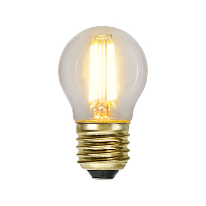 Lampada a sfera E27 dimmerabile a 3 gradini, 4w bianco extra atmosferico