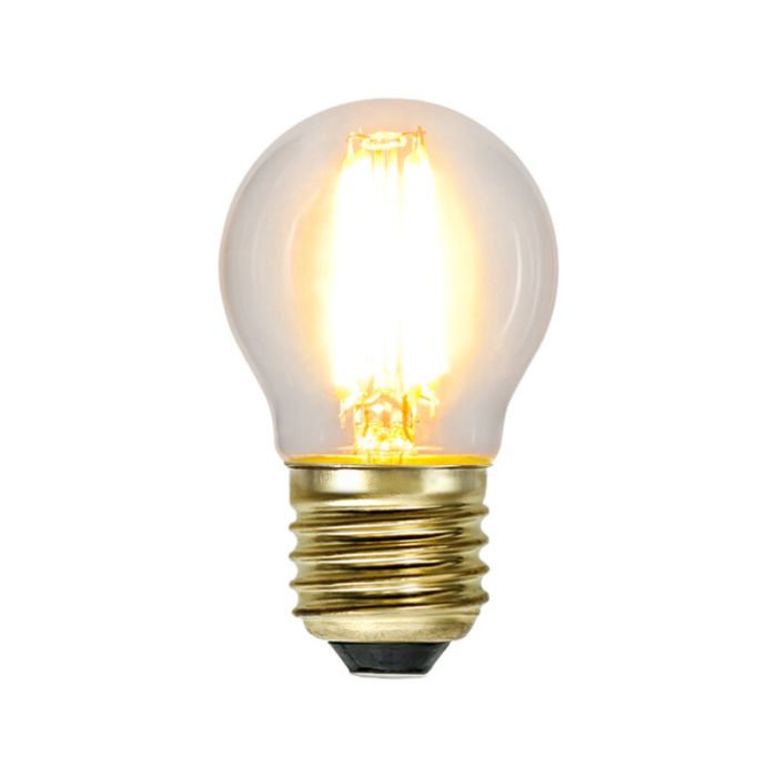 Lampada a sfera E27 dimmerabile a 3 gradini, 4w bianco extra atmosferico