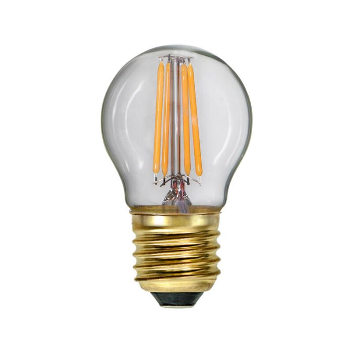 Lampada a sfera E27 dimmerabile a 3 gradini, 4w bianco extra atmosferico