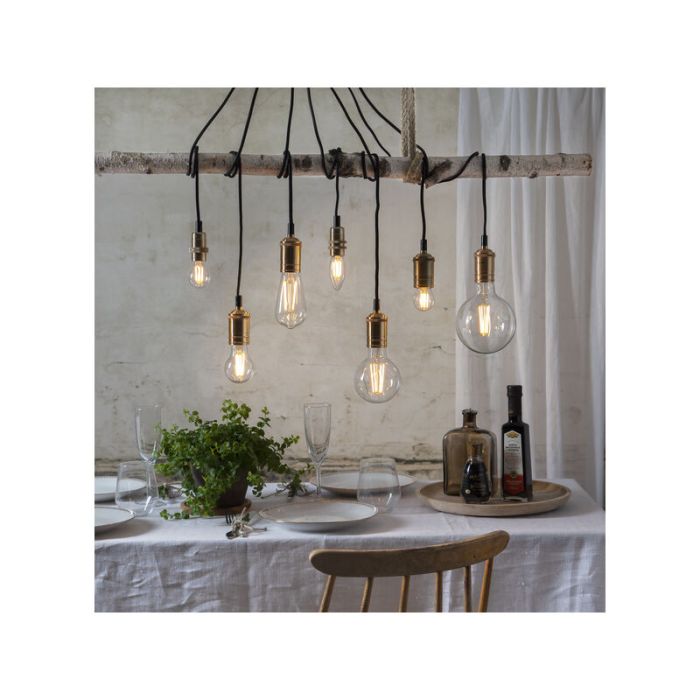 Lampada a sfera E27 dimmerabile a 3 gradini, 4w bianco extra atmosferico
