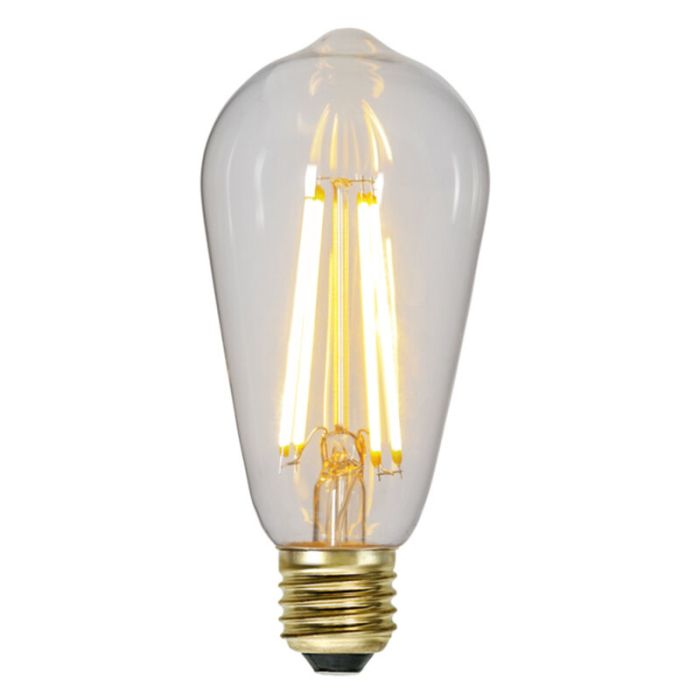 Filamento dimmerabile 3 step E27 ST64 Edison, 6,5w bianco extra atmosferico (2100k)
