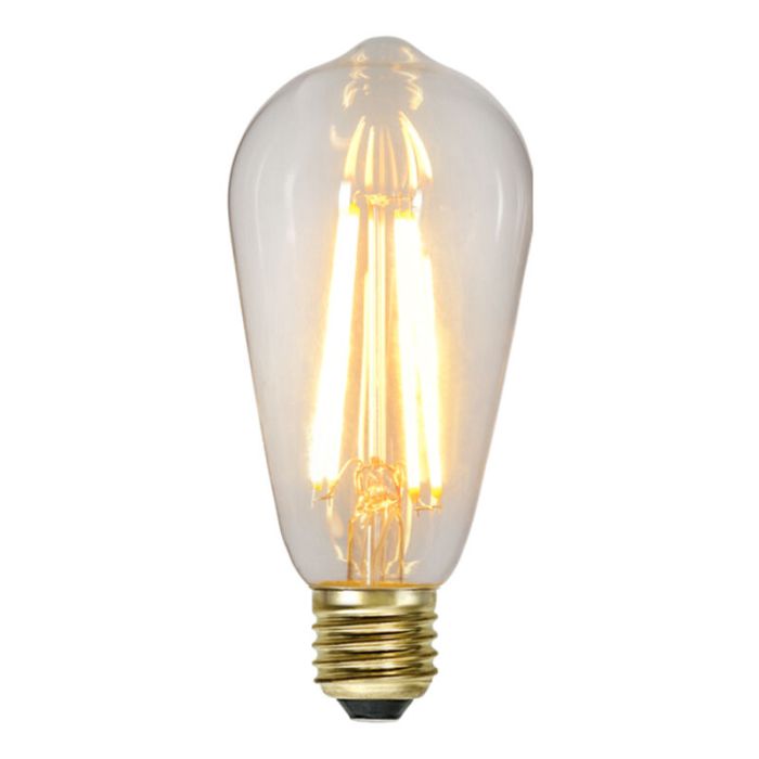 Filamento dimmerabile 3 step E27 ST64 Edison, 6,5w bianco extra atmosferico (2100k)