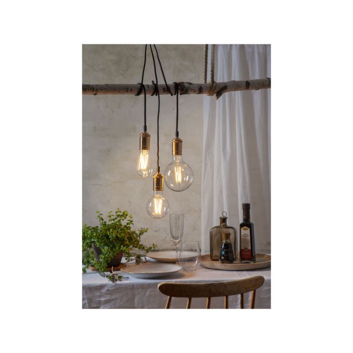Filamento dimmerabile 3 step E27 ST64 Edison, 6,5w bianco extra atmosferico (2100k)