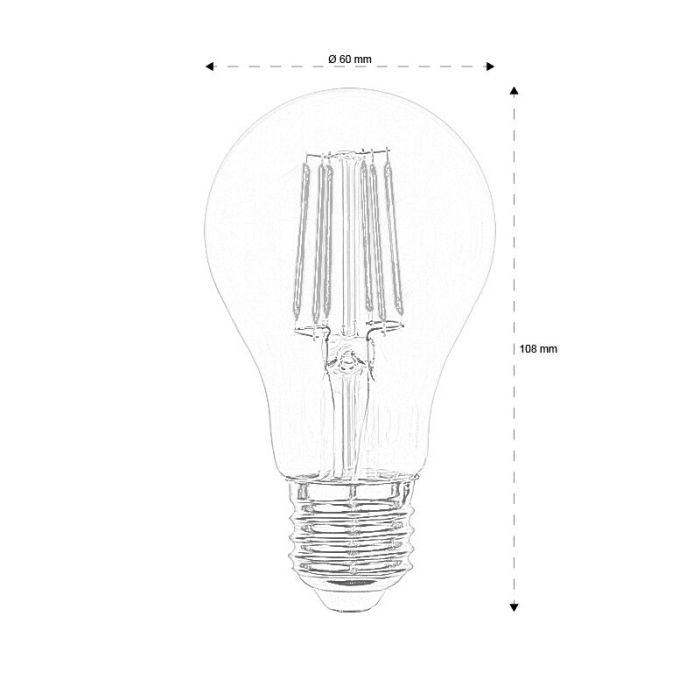 Lampadina LED E27 12-24 Volt Tigo, 3,5 Watt, 2700K (Bianco caldo extra)