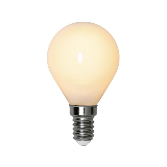 Lampada a sfera E14 dimmerabile a 3 gradini, 4w bianco caldo (2700k)