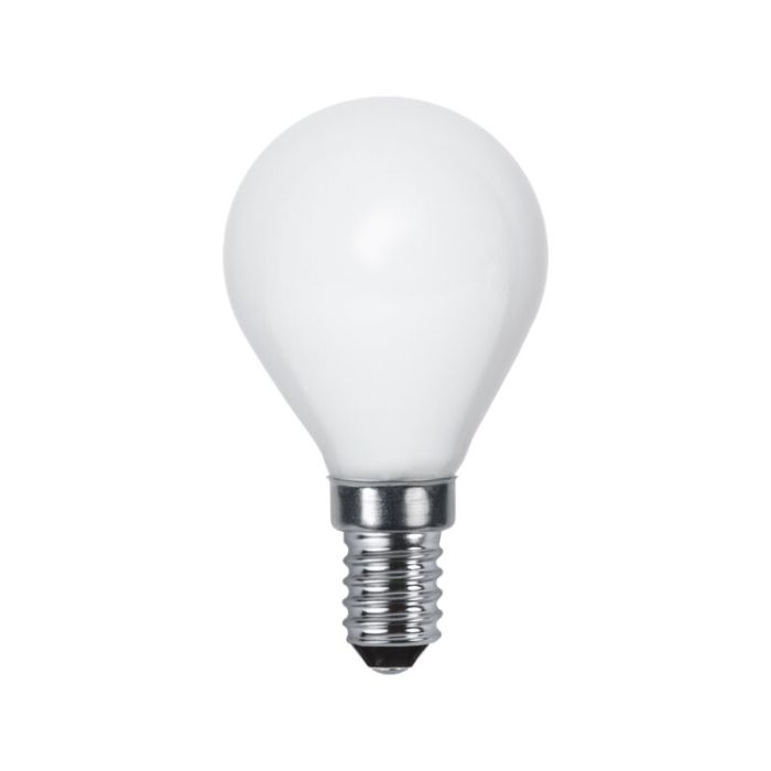 Lampada a sfera E14 dimmerabile a 3 gradini, 4w bianco caldo (2700k)