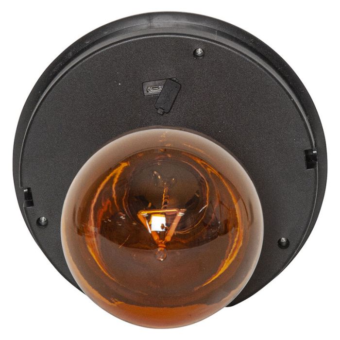 Lampada da tavolo da esterno marrone in plastica, Aidan, 0,3W, 3000K LED, IP44