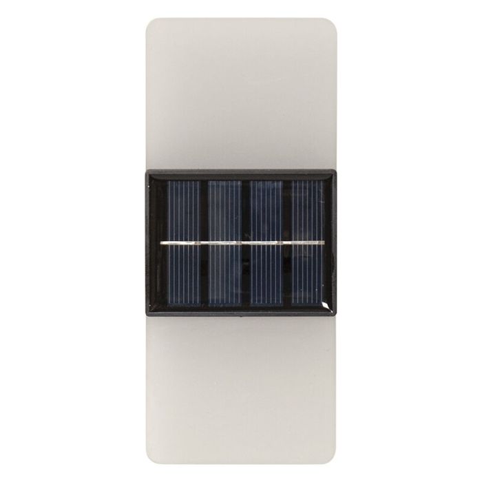 Applique da esterno solare bianca in plastica, Amier, 0,3W, 3000K LED, IP44