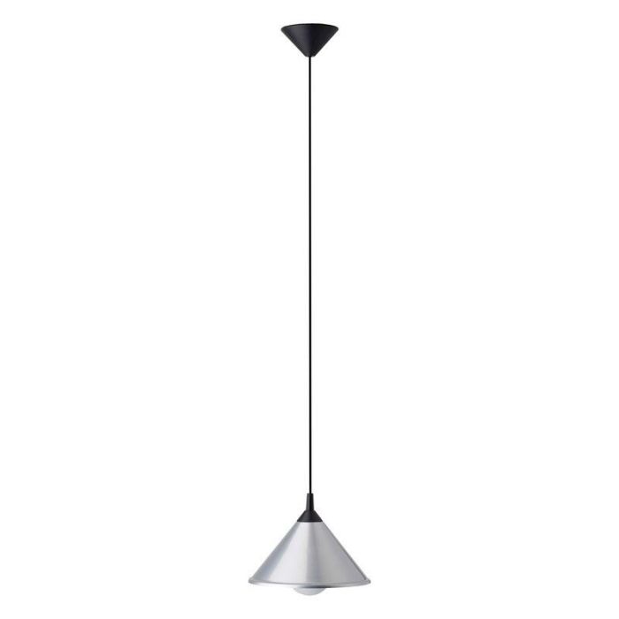 Lampada a sospensione grigia in plastica, Brit