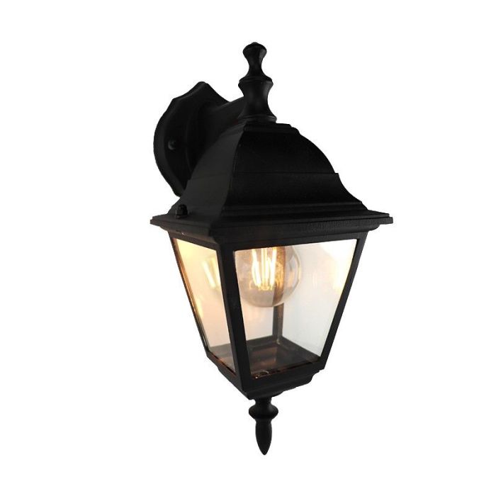 Lampada da esterno nera classica, Adelyn, IP23