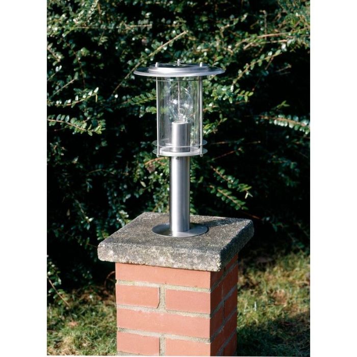 Lampada da esterno cromata metallo, Shamayra, IP44