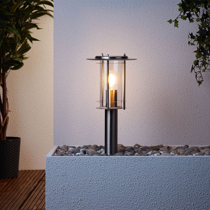 Lampada da esterno cromata metallo, Shamayra, IP44