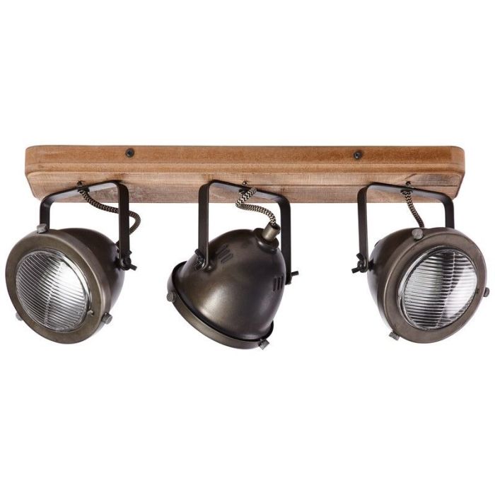 Lampada da soffitto in legno marrone, Elena