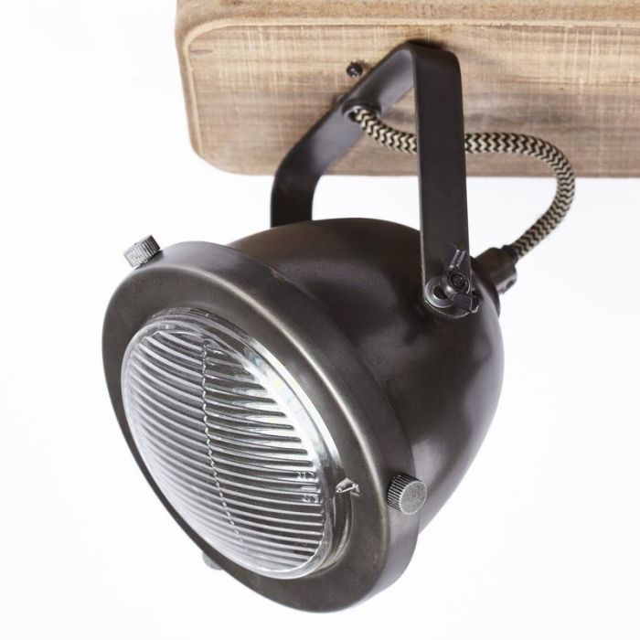 Lampada da soffitto in legno marrone, Elena